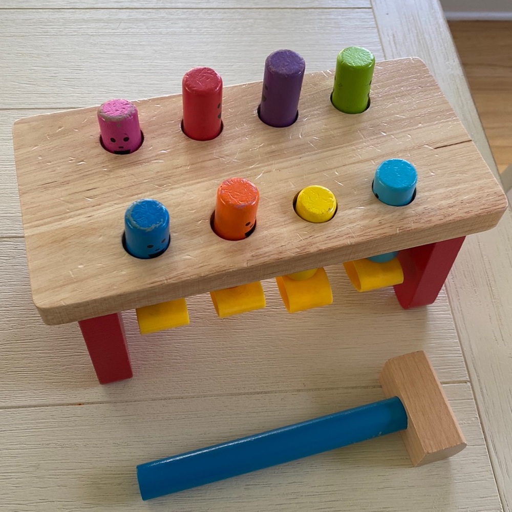 Melissa & Doug wooden hammer toy